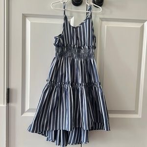 Pretty blue and white summer dress. Perfect for the 4th of July